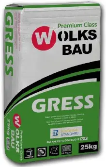 WOLKS BAU GRESS, 25kg