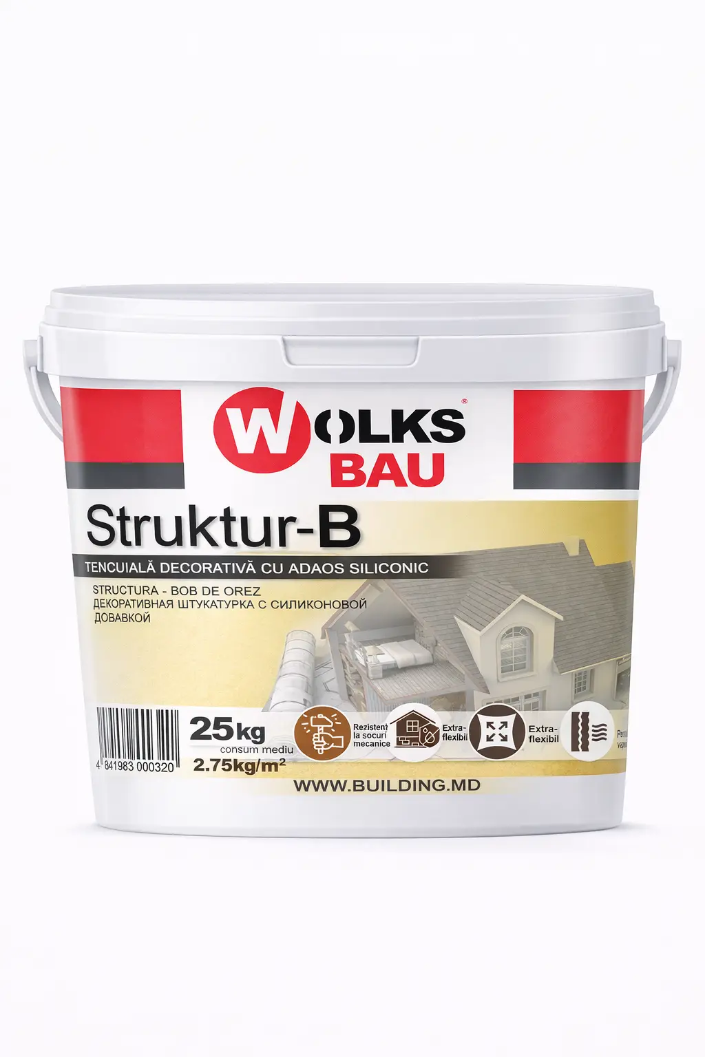WOLKS BAU STRUCKTUR-B, 25kg